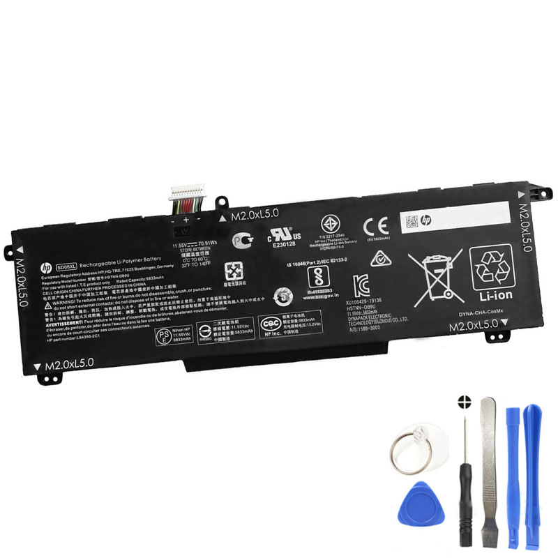 70Wh HP SD06XL Battery