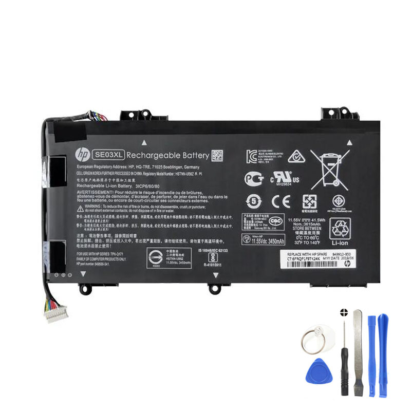 41.5Wh HP SE03XL Battery