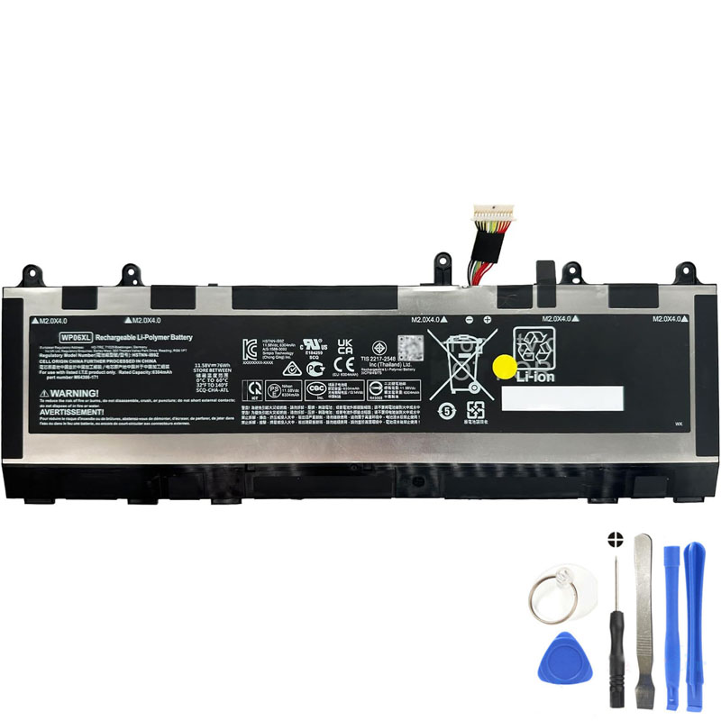 76Wh HP WP06XL Battery