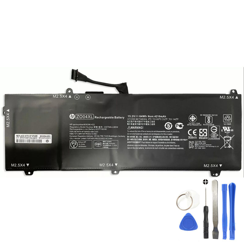 64Wh HP ZO04XL Battery