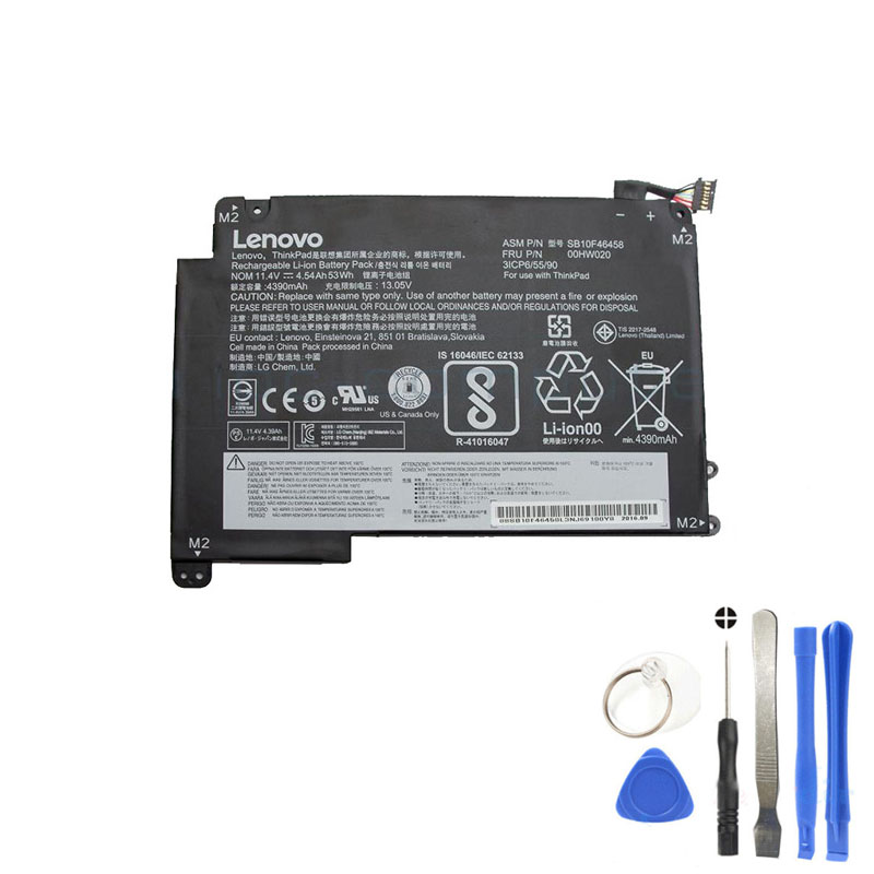 53Wh Lenovo 00HW020 Battery