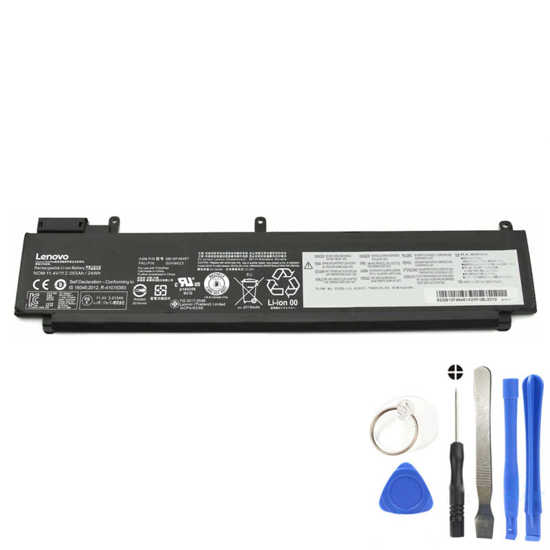 24Wh Lenovo 00HW022 Battery