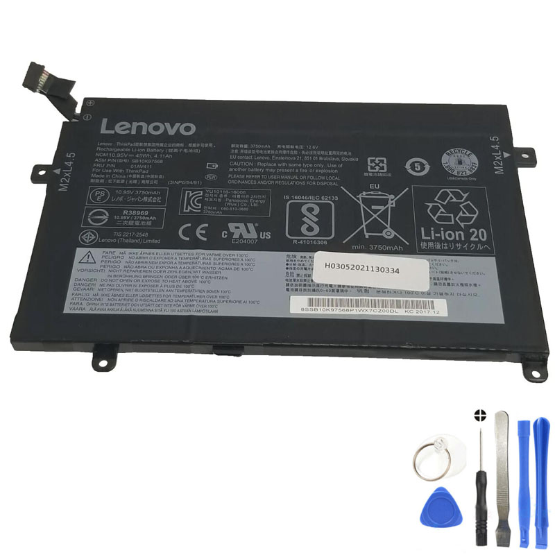 45Wh Lenovo 01AV411 Battery