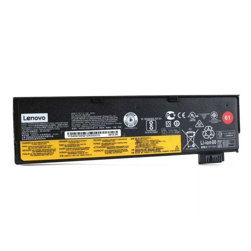 24Wh Lenovo 01AV423 61 Battery