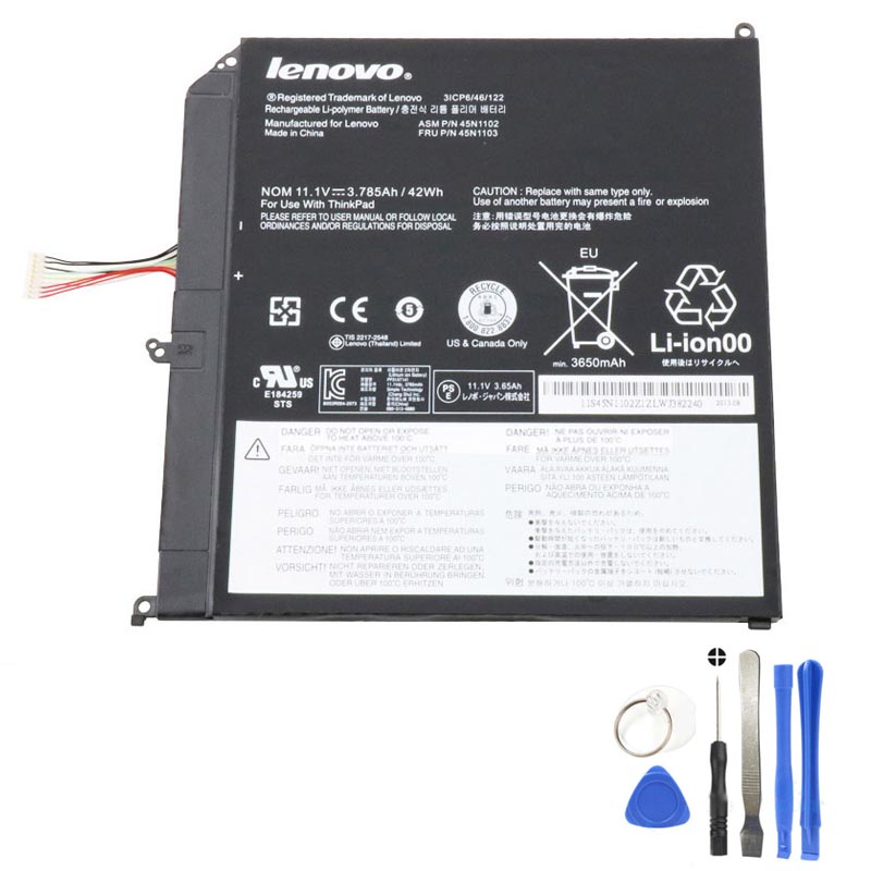 42Wh Lenovo 45N1102 Tablet Battery