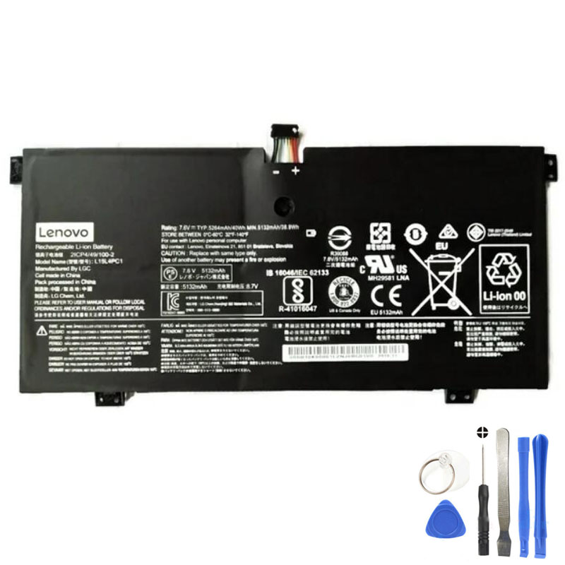 40Wh Lenovo L15L4PC1 Battery