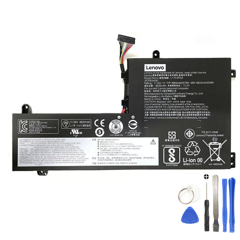 57Wh Lenovo L17C3PG2 Battery