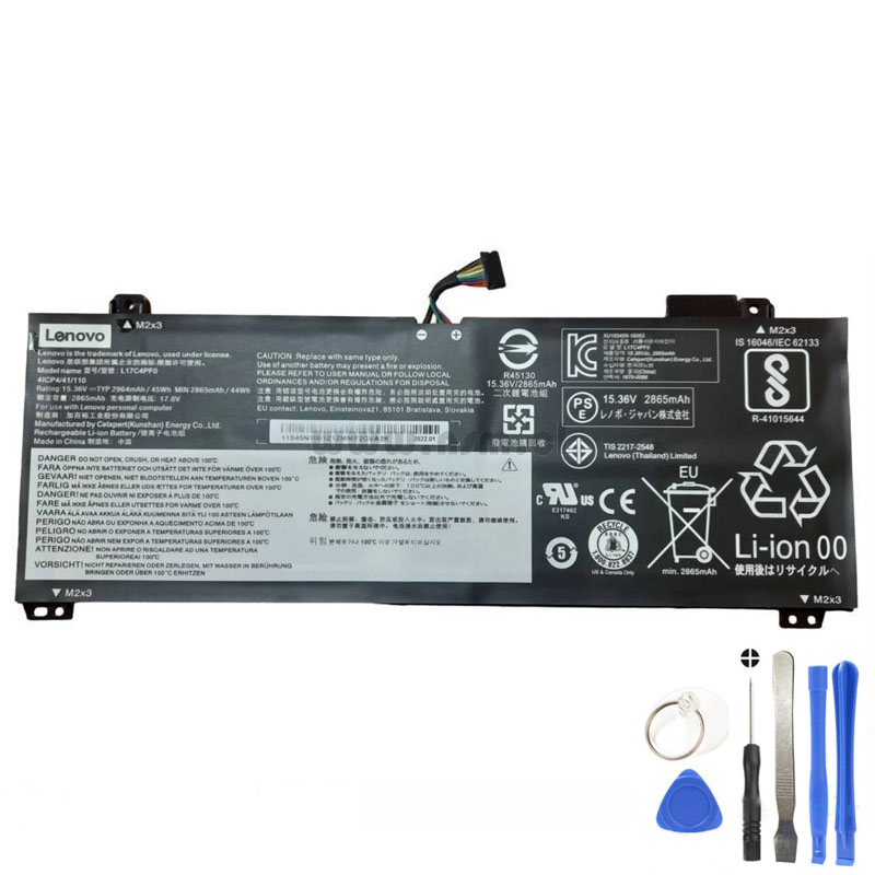 45Wh Lenovo L17C4PF0 Battery