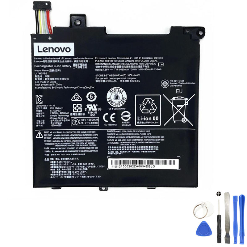 39Wh Lenovo L17M2PB2 Battery