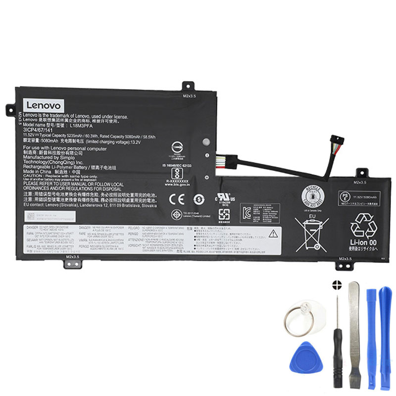 60.3Wh Lenovo L18M3PFA Battery