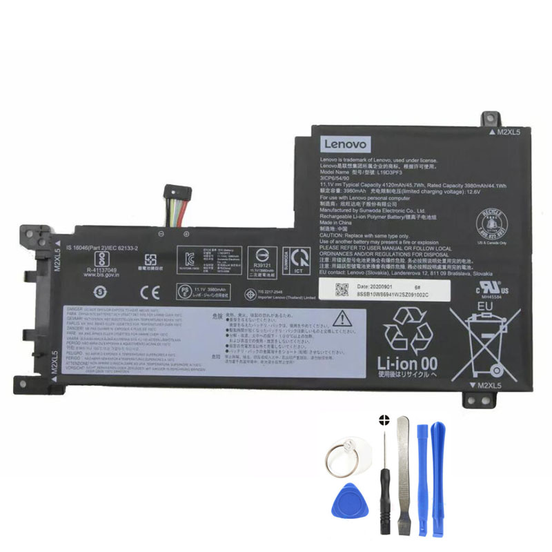 45Wh Lenovo L19C3PF4 Battery