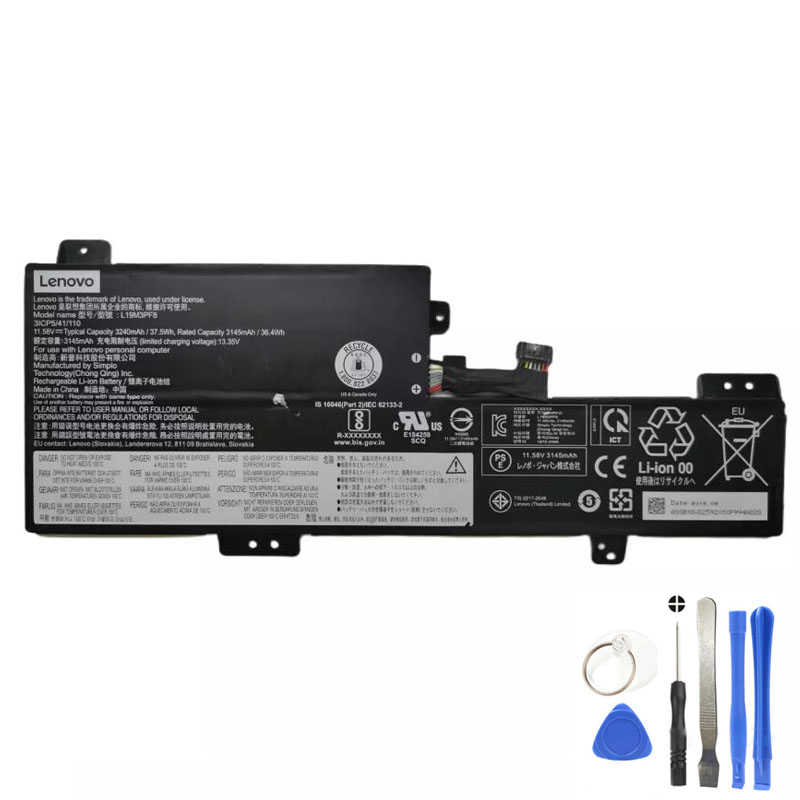 37.5Wh Lenovo L19C3PF8 Battery