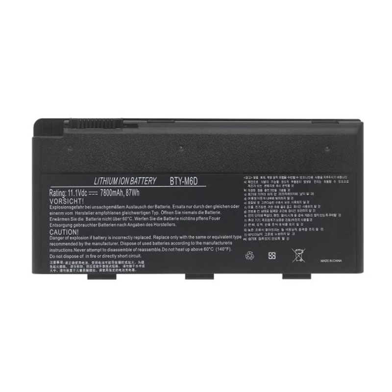 87Wh MSI BTY-M6D Battery