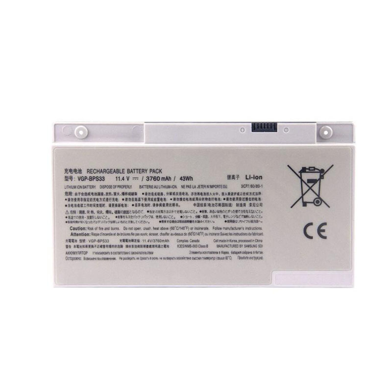 43Wh Sony VGP-BPS33 Battery