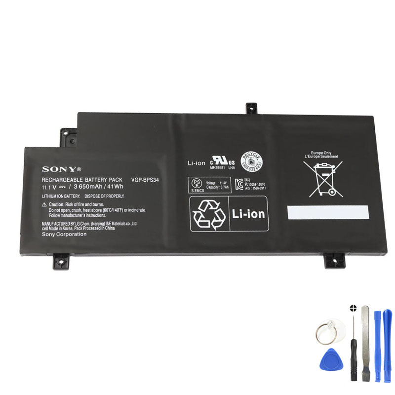 41Wh Sony VGP-BPS34 Battery