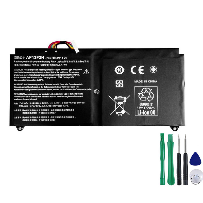 47Wh Battery For Acer Aspire S7-392-74508G25tws