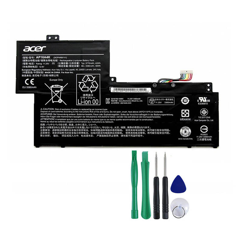 42Wh Battery For Acer Aspire One Cloudbook AO1-132 Serie