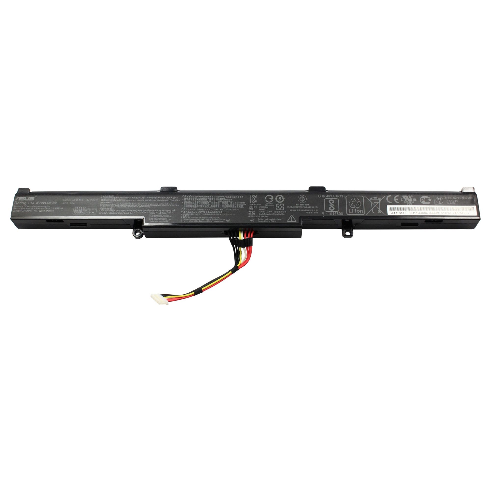 48Wh Battery For Asus A41N1611