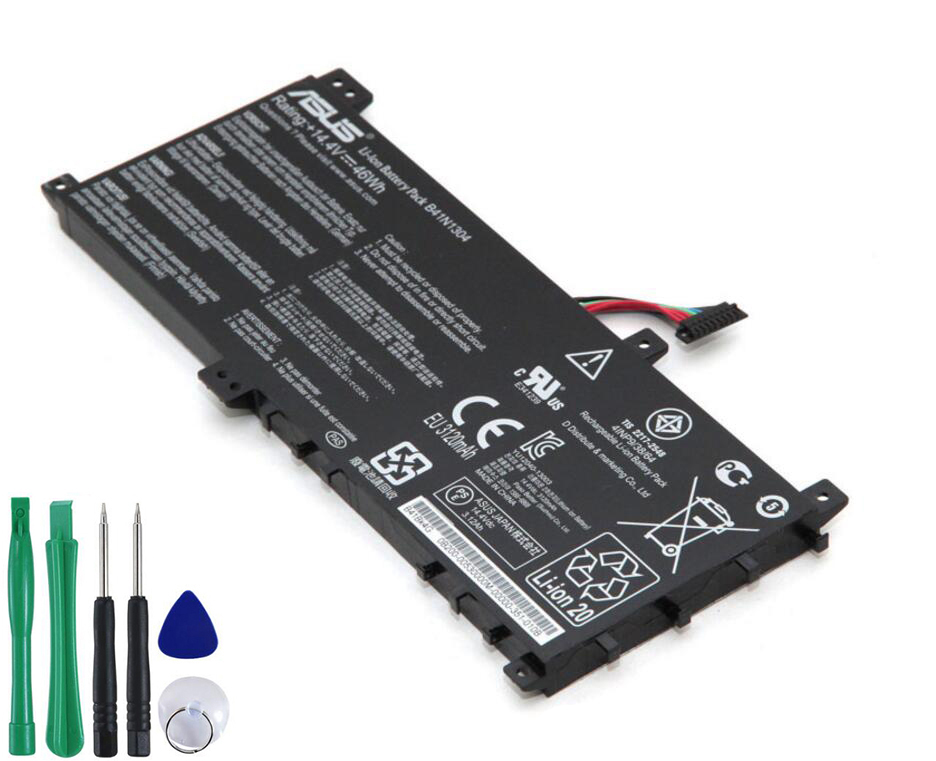 46Wh Battery For Asus B41N1304