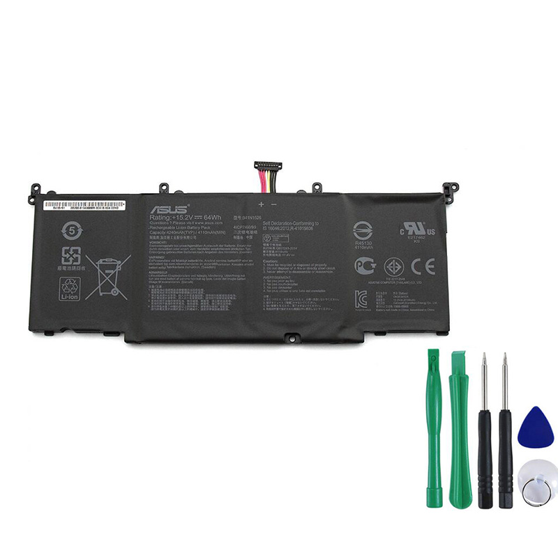 64Wh Battery For Asus B41N1526