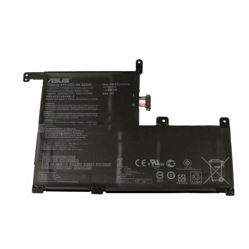 52Wh Battery For Asus C31POJ1