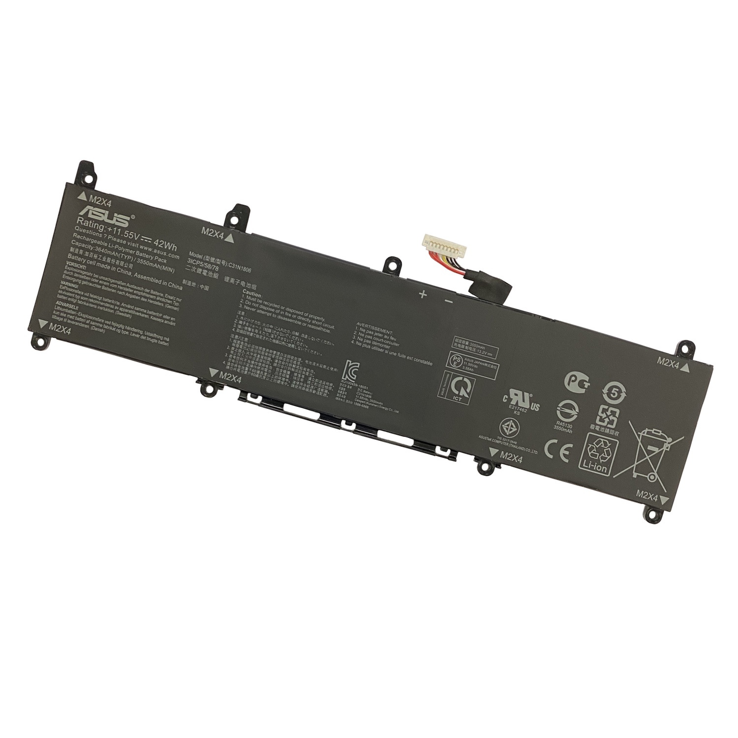 42Wh Battery For Asus VivoBook S13 S330FN