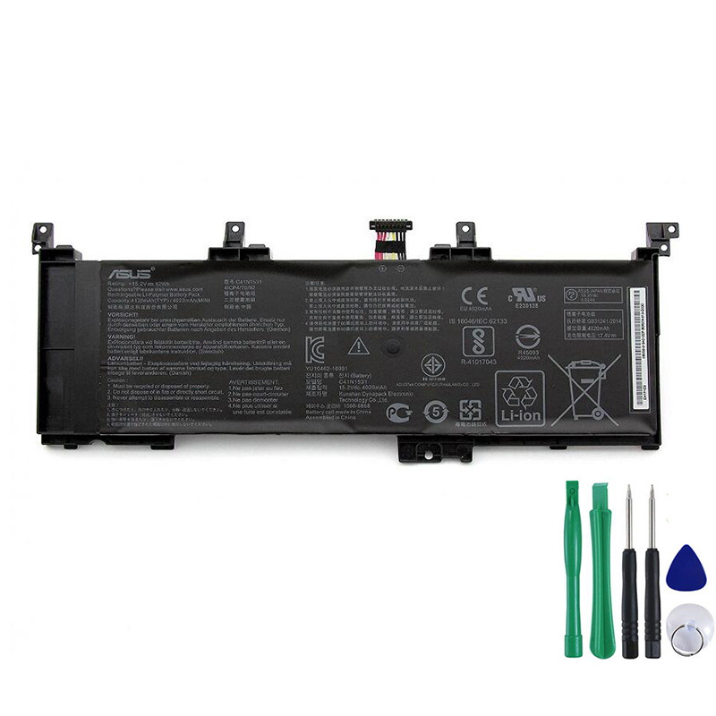 62Wh Battery For Asus C41N1531