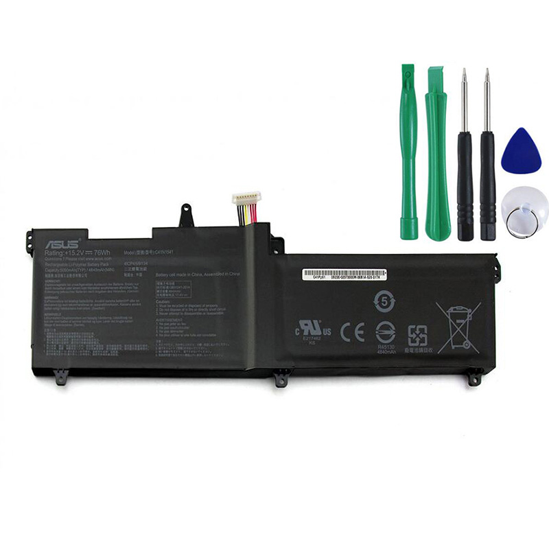 76Wh Battery For Asus C41N1541