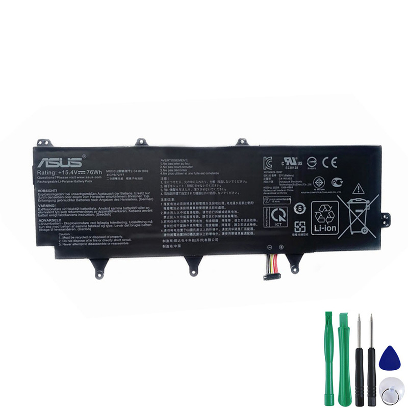 76Wh Battery For Asus ROG ZEPHYRUS S GX701