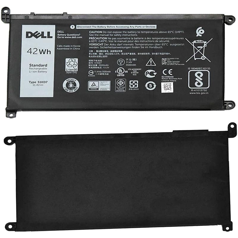 Battery For Dell Chromebook 5190 Education 42Wh