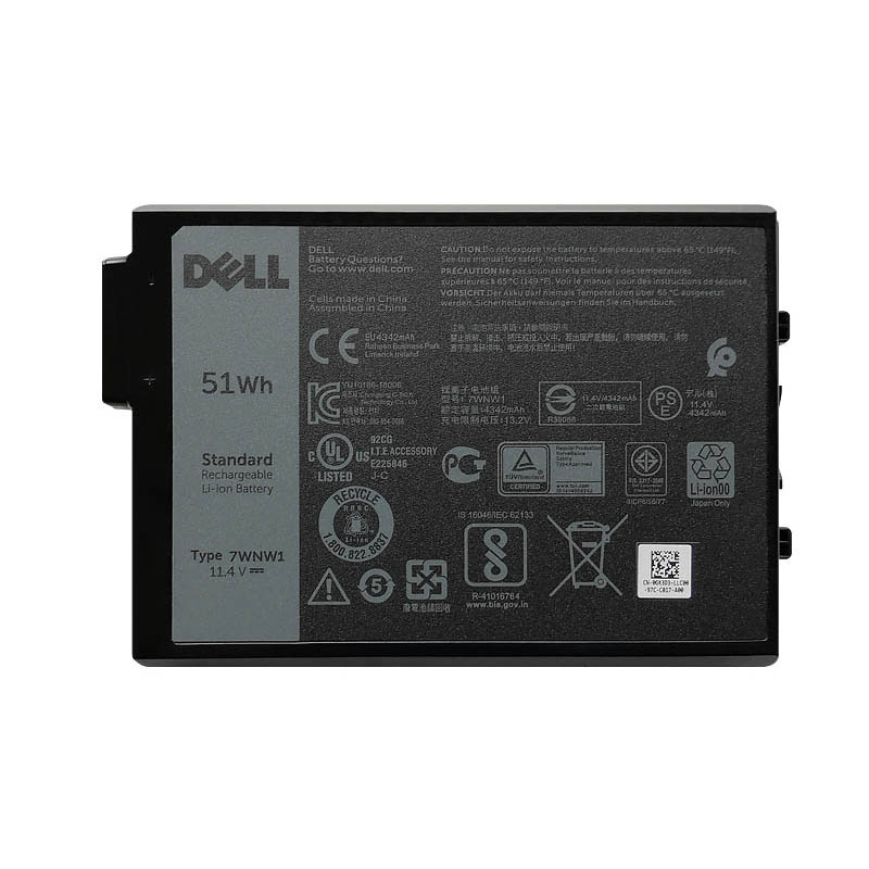 51Wh Battery For Dell 6NNCF 7WNW1 07WNW1