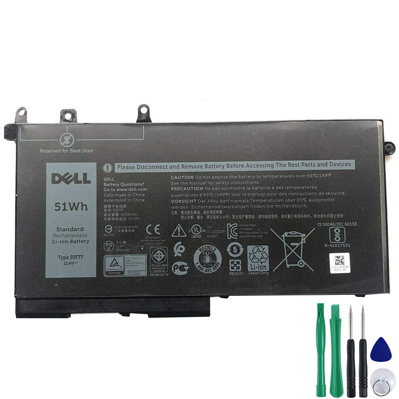 Battery For Dell Latitude 14 5490 P72G002 51Wh