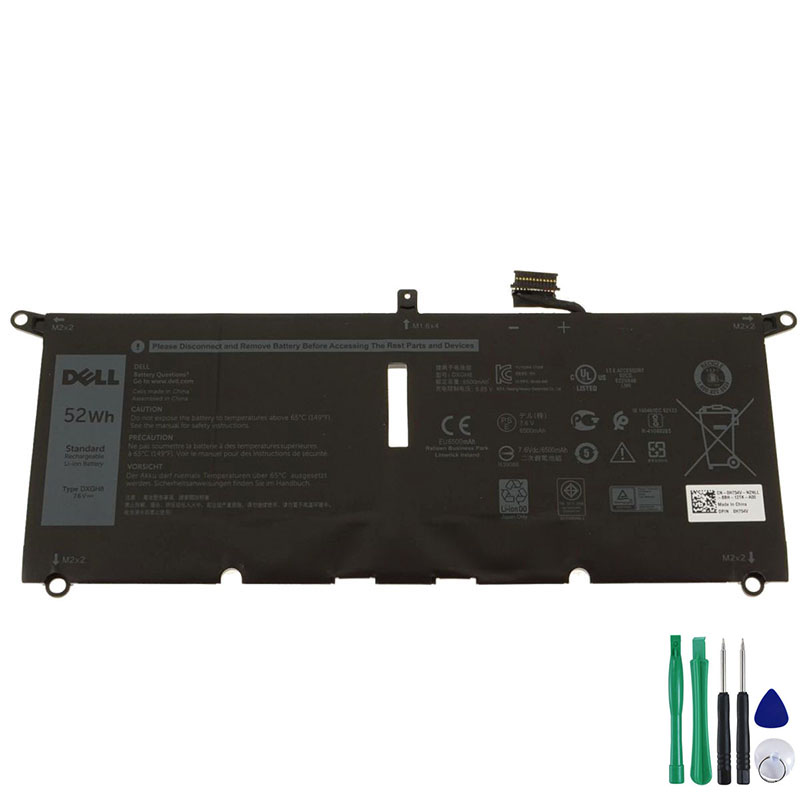 Battery For Dell XPS 13 7390 2-in-1 52Wh