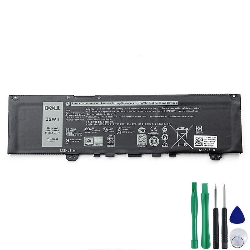 38Wh Battery For Dell F62G0 0F62G0 RPJC3