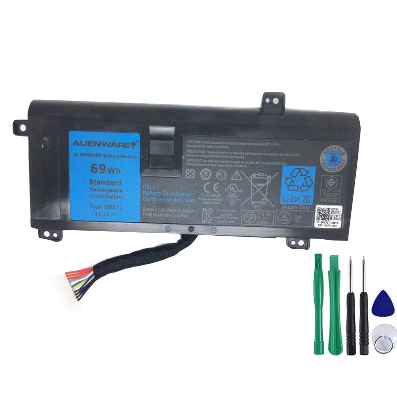 69Wh Battery For Dell G05YJ