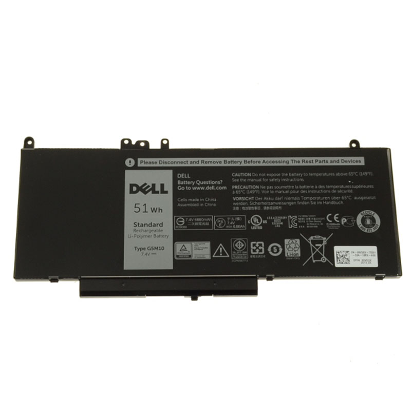 Battery For Dell Latitude 14 E5450 P48G001 51Wh