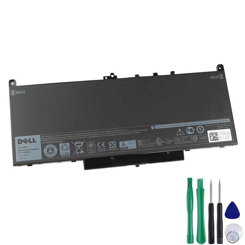 Battery For Dell Latitude 14 E7470 55Wh