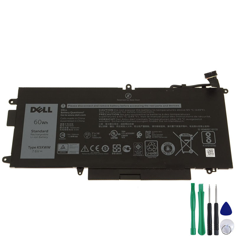 Battery For Dell Latitude 7390 2-in-1 60Wh