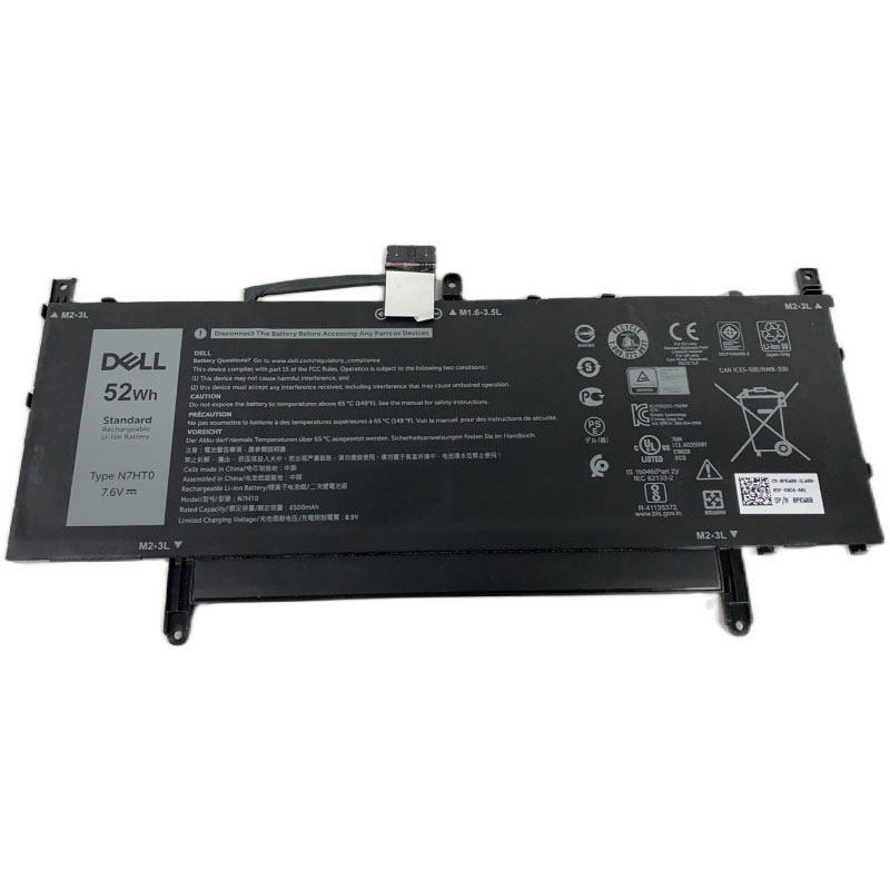 Battery For Dell Latitude 9510 52Wh