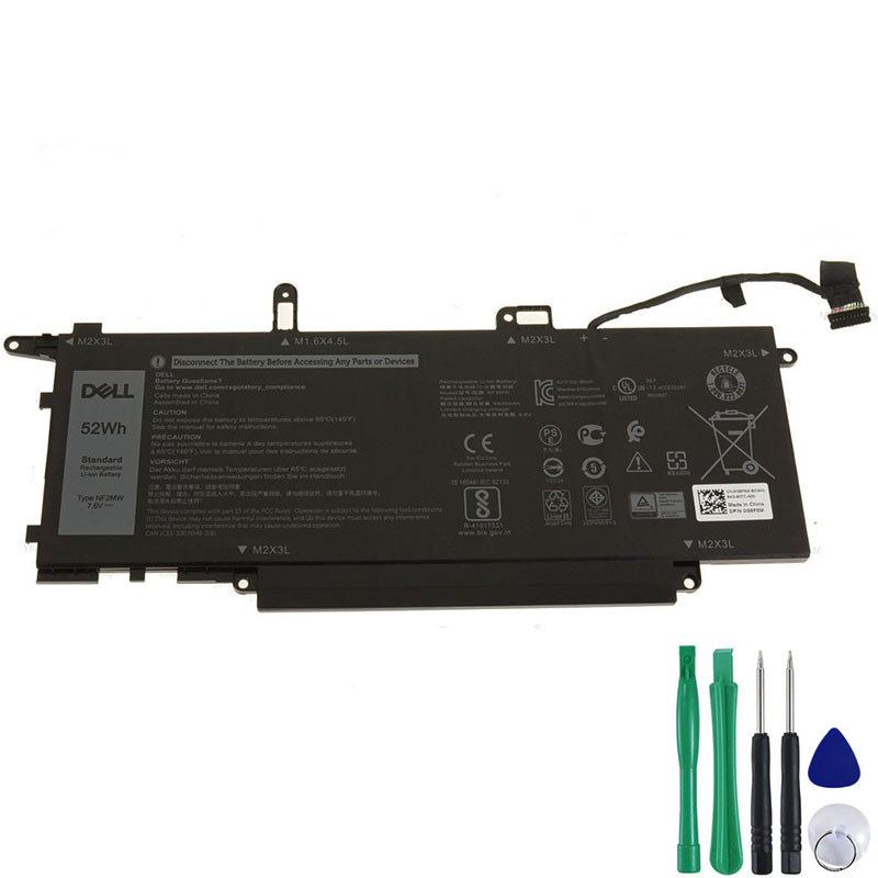 Battery For Dell Latitude 7400 2-in-1 52Wh