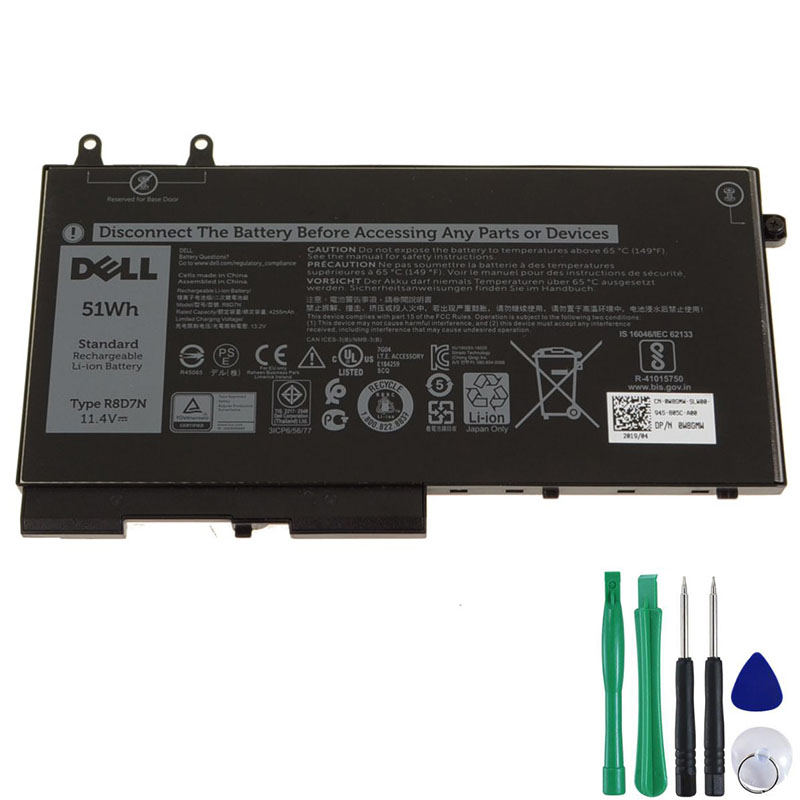 Battery For Dell Latitude 5400 51Wh