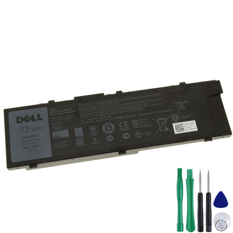 Battery For Dell MFKVP T05W1 0GR5D3 72Wh