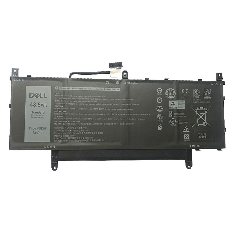 Battery For Dell V5K68 48.5Wh