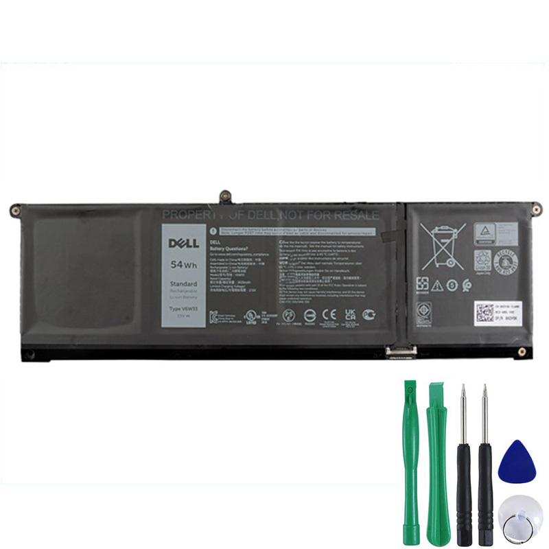 Battery For Dell V6W33 54Wh