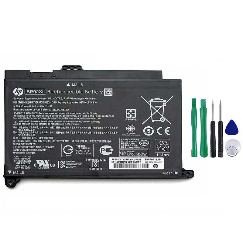 41Wh 849909-855 Battery For HP