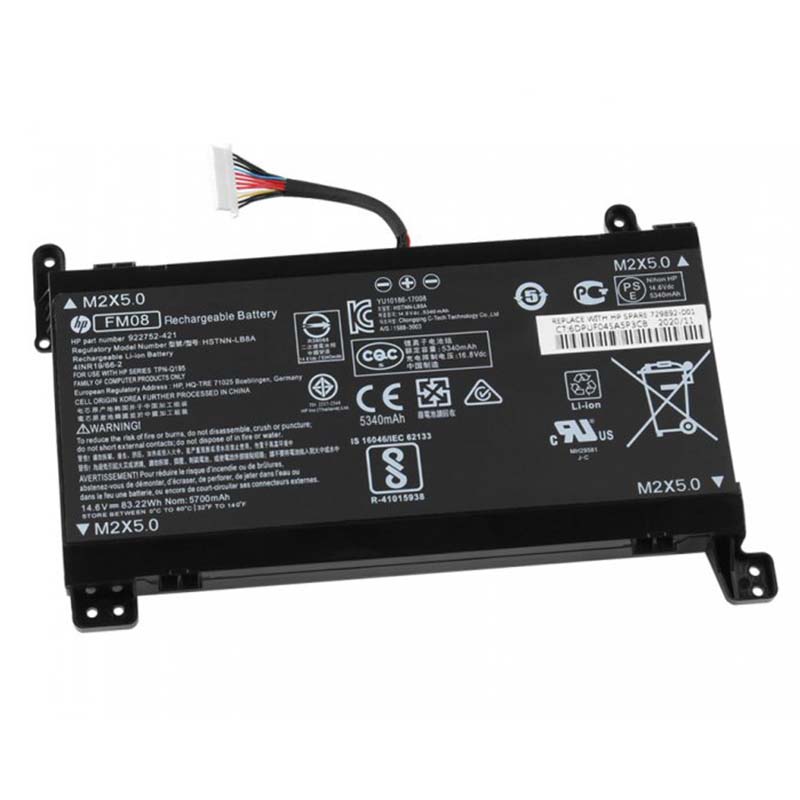 Battery For HP Omen 17-an104ni 17-an103no 12Pin 83.22Wh