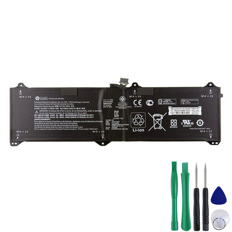 Battery For HP Elite x2 1011 G1 33Wh