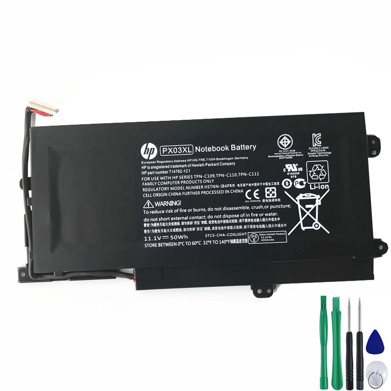 50Wh Battery For HP Envy TouchSmart 14-k110nr Ultrabook