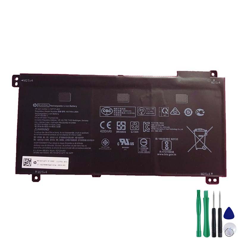 Battery For HP HSTNN-IB8P 48Wh