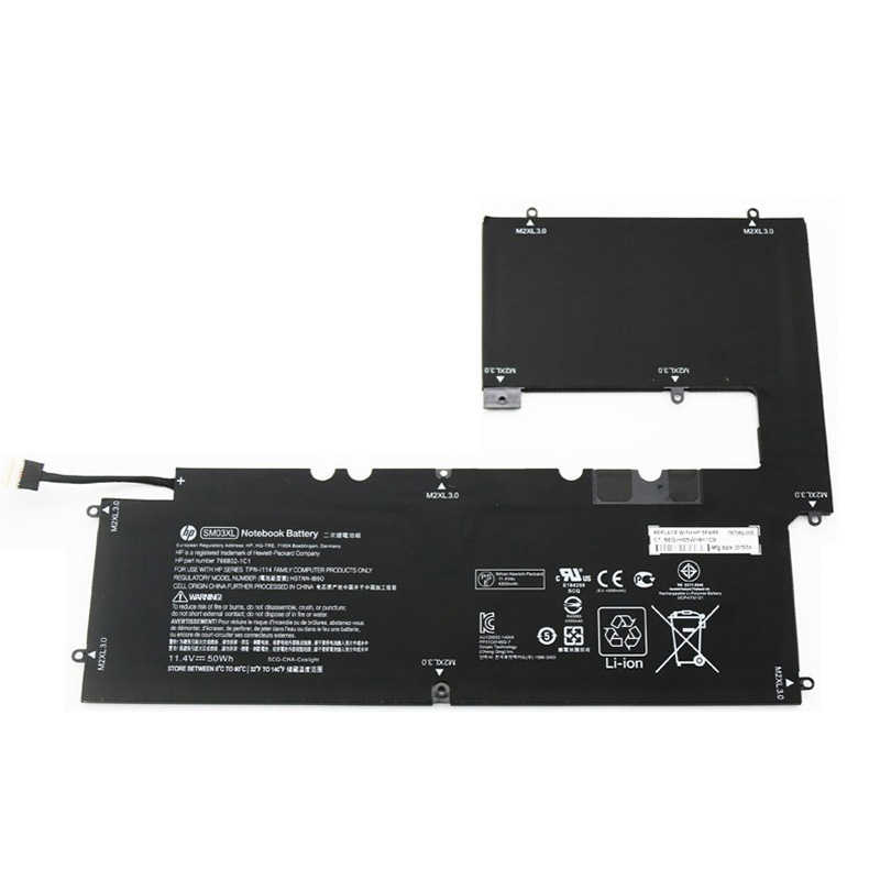 Battery For HP ENVY 15-c017la x2 50Wh